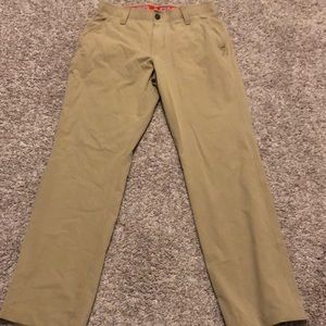 Under armour tan stretch pant